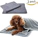 Microfiber Dog Absorbent Bath Towels - SCENEREAL 2 Pcs/set Grooming House Bathroom Quick Drying Towel Best for Small to Large Dogs Cats Pets Size 24" x 32" and 32" x 39"