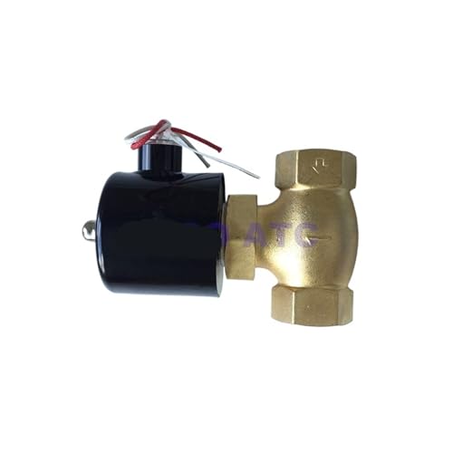 Électrovanne vapeur 1/2 pouce 16 bar Normalement Fermée laiton 12V - 3