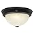 Facon 10'' RV LED Ceiling Light with Switch, Alabaster Glass Shape, Decorative 12V RV Dinette Light Fixture, 12Volts Interior Light for RV Motorhome Camper Trailer