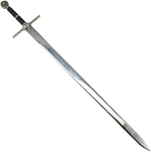 Witch Hunter Wild Hunt Geralt of Rivia Steel Sword with Leather Sheath