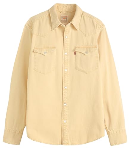 Image of Levi's Men's Solid Slim Fit Denim Shirt