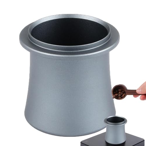 Chaies Parte del alimentador de café en polvo, vaso dosificador de café - Herramientas para máquinas de café espresso de acero inoxidable, accesorios de café espresso reutilizables de metal para