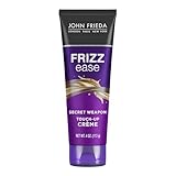 John Frieda Frizz Ease Secret Weapon Touch-Up Crème - Anti-Frizz Styling Cream for Smooth, Frizz-Prone Hair, 4 Oz