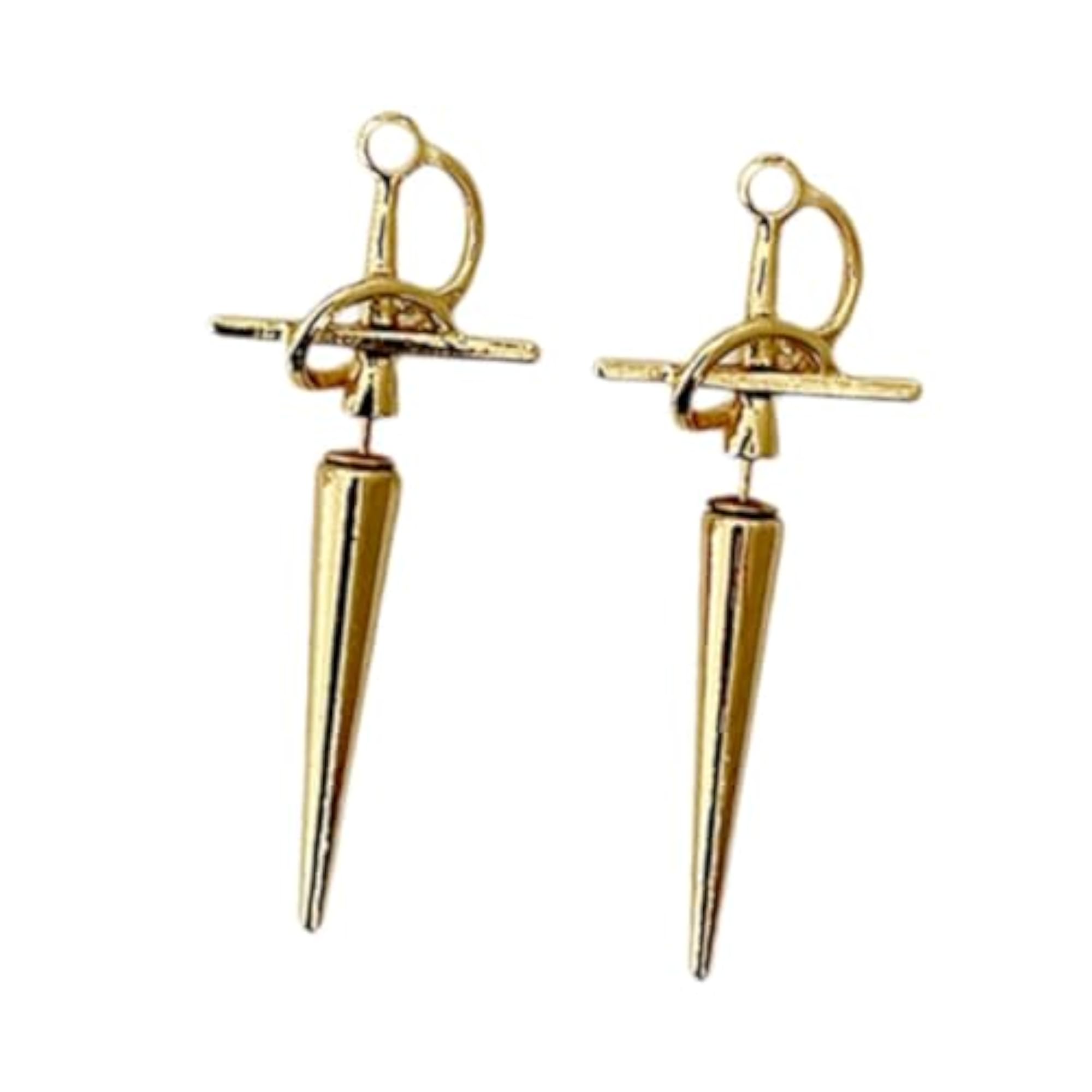 5pc Gothic Sword Earrings Set, Medieval Costume Accessories
