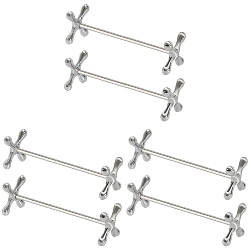 PRETYZOOM Soporte para Palillos Y Cubiertos De Aleación De Zinc Compacto Juego De 6 Descansos para Mesa Cocina Restaurante Uso Diario