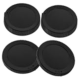 BESPORTBLE Teiliges Kameralinsen abdeckungen Kompatibel mit Nikon Z Serie Langlebige Schwarze Objektivschutzkappen Einfach zu Montieren Stilvolles Design Effektiver Schutz für Front