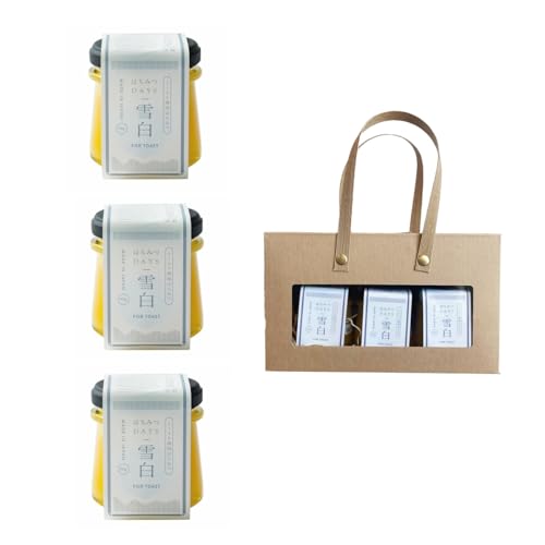 雪白 秋田屋 はちみつバターDAYS 3本セット 90g×3本 トースト専用 プレゼント 日本産 濃厚な味わい ギフト 贈り物 ラッピングあり