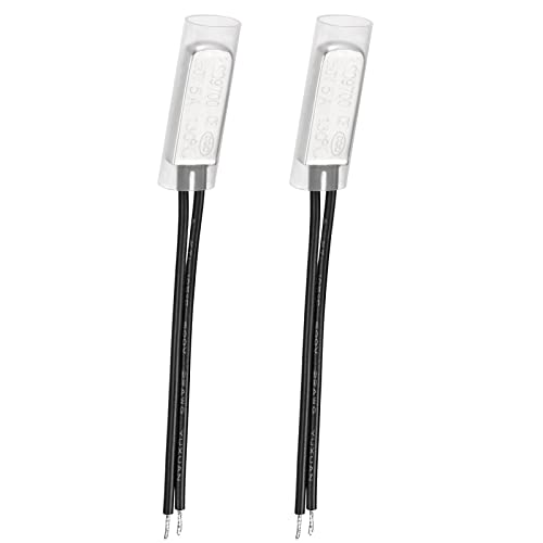 Rebower KSD9700 NC 130C Temperature Control Switch Thermostat Thermal Protector Switch - Normally Close/250V 5A/Metal/2Pcs