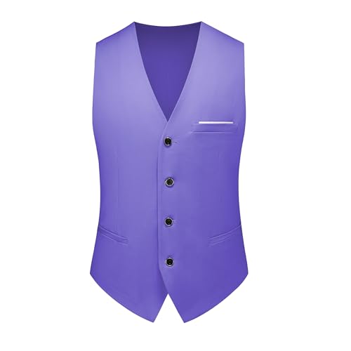 Mens 3-Piece Slim Fit Suit Set - One-Button Tuxedo, Ideal for Weddings and Business, Includes Jacket, Vest, Pants, Tie4