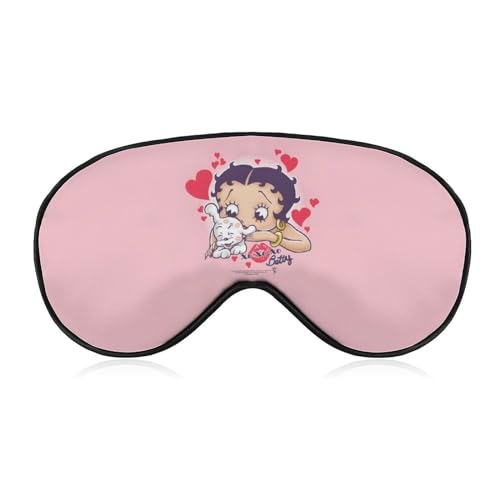 ベティちゃん アイマスク 睡眠アイマスク 目隠し 睡眠用 安眠 遮光 軽量 通気性 寝る時マス ク昼寝/仮眠/旅行に最適