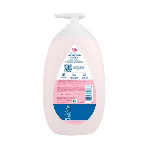 Johnson & Johnson Baby Lotion 500ml and Baby Cream 50g