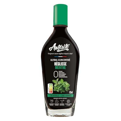 Sirop réglisse menthe ANTESITE 13cl : la boisson saine pour étancher la soif