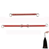 EXREIZST 2 Red Spreader Bar Expandable Adjustable Exercise Sports Training Set