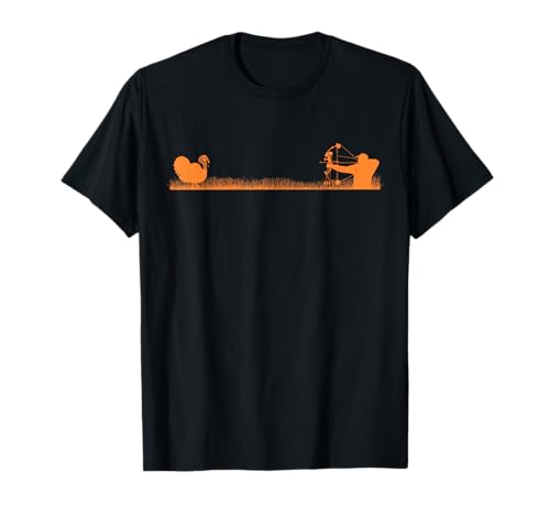 Turkey Bowhunt Compound Bow Hunting Graphic Hunter T-Shirt