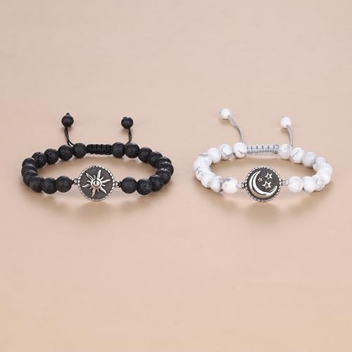 COAI Sun and Moon Couples Bracelets, Yin Yang Bracelets for Couples 5