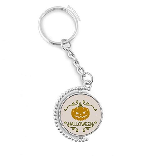 Porte-clé Halloween citrouille rotatif pour vos clés de maison