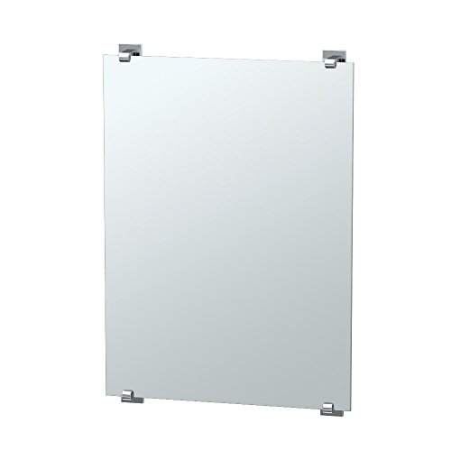 Gatco 1595 Elevate Fixed Mounted Minimalist Mirror, Chrome, 30"H