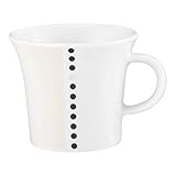 Forma: redonda. Seltmann 001.508262 Savoy 34609 - Tazas de café (porcelana, redondas, 0,09 L, 6,6 cm de diámetro, 5,6 cm de altura, 12 unidades), color beige y negro