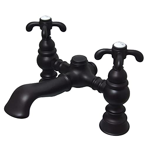 Exclusive Discount 80% Offer Kingston Brass CC1134T5 Vintage Clawfoot Tub Faucet, 7-Inch Center, Oil Rubbed Bronze