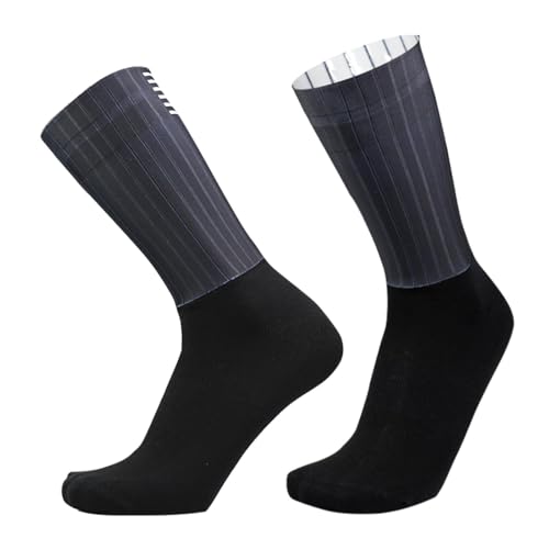 Aero Socks Cycling Men Women Non-Slip Silicone Aerodynamic Cycling Aero Socks one size 6-124