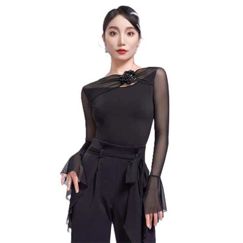 [BEYLOR] �Ќ��_���X �g�b�v�X ���ԕt�� �X�p���R�[���t�� �n�C�l�b�N 3�F�W�J ���p�b�g�t�� ���I�_�[�g�� ���e��/�X�^���_�[�h�Ή� �_���X�E�F�A �t�������R ���b�X���� ���K�� ���Z�p �J�b�g�\�[ ������� �C���i���I�^�[�h���̃u���b�N,XL�j