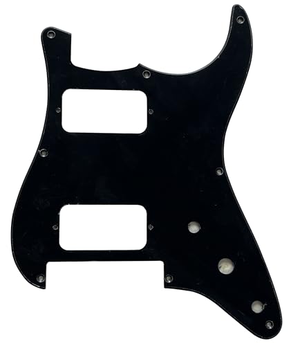 Piezas de guitarra para golpeador de guitarra Charvel SO CAL Style (1 capa, negro)