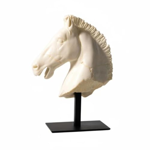 Busto de caballo con detalles esculpidos nítidos para decoración 2