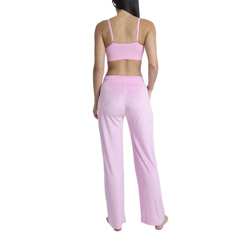 Image of Juicy Couture Women's Velvet Fleece Lounge Pajama Pant with Rhinestones