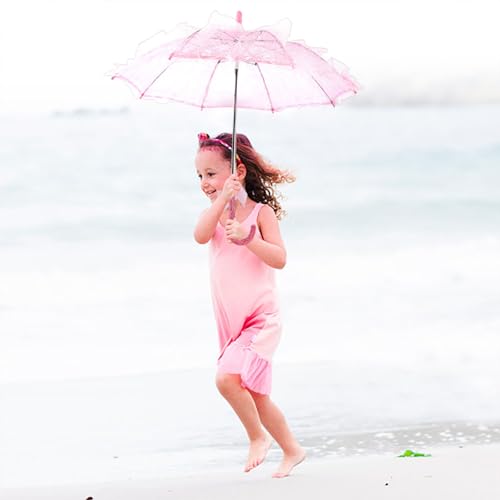 ANGGREK Bridal Lace Umbrella, Delicate and Graceful Multi color Options Smooth Open and Close for Wedding Photography Parties Dancing (7)