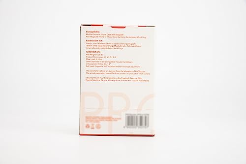 Profezzion PPS-U12FM Phone Holder Mount Magnetic Accessories: Fitness Equipment Gym Motorcycle Handlebar, Exercise Bike thumb #11