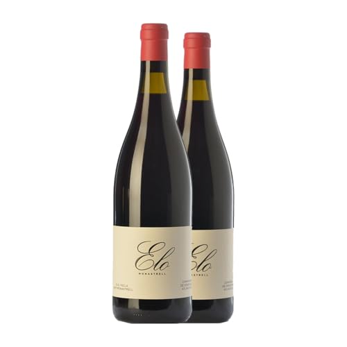 Vinos del Atlántico Elo Monastrell Yecla Crianza 75 cl Vino tinto (Caja de 2 Botellas de 75 cl)