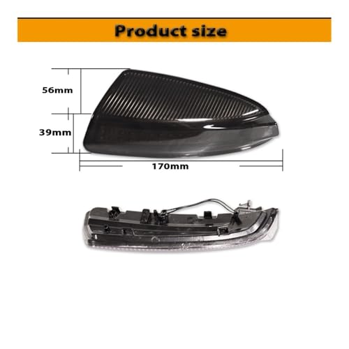 Intermitente espejo Benz W204 S204 y Vito W639 luz intermitente lateral dinámica led 3