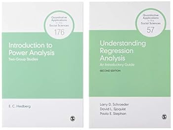 Paperback Bundle: Hedberg: Introduction to Power Analysis: Two-Group Studies (Paperback) + Schroeder: Understanding Regression Analysis: An Introductory Guide, Book