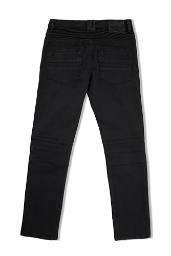 X RAY Big Boys & Little Kids (4-20) Stretch Slim Fit Pants Moto Denim Jeans2