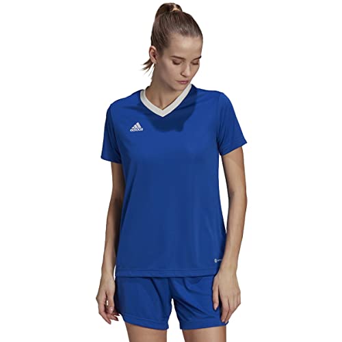 Maillot adidas Entrada 22 anti-transpiration bleu haut sport XXS