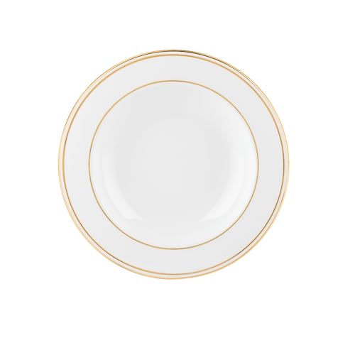 Image of Lenox Federal Gold Bone China Pasta Bowl /Rim Soup