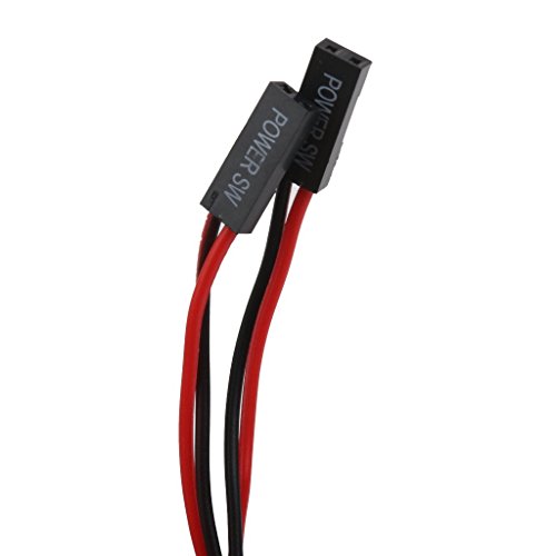 Image of TAAPSEE Power Switch Cable Desktop PC ATX ATX PC Computer Motherboard Power Cable Switch On /Off /Reset Button Computer Cable (5 PACK)