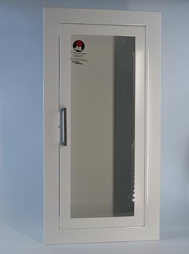 J L Industries 1015F10 Ambassador Full Glass Fully Recessed Flat Trim Cabinet