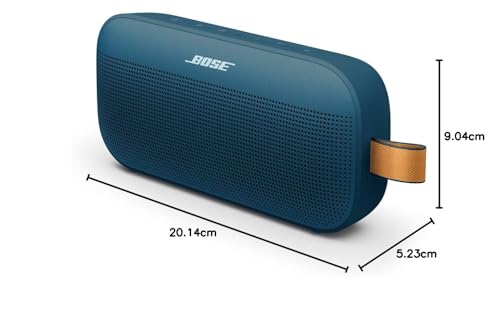 Image of Bose SoundLink Flex (2nd Gen) Portable Wireless Bluetooth Speaker Small Powerful for Outdoor Parties, Up to 12H Runtime, IP67 Waterproof and Dustproof, Twilight Blue