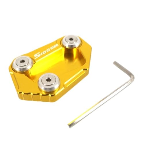 Béquille S1000R stable sur herbe et bitume chaud pad CNC