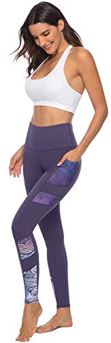 JOYSPELS Women's High Waisted Gym Leggings - Full Color Printed Leggings Non See Through Yoga Pants with Pockets for Gym, Cycling, Yoga, Running, Daily Leisure - Image 5