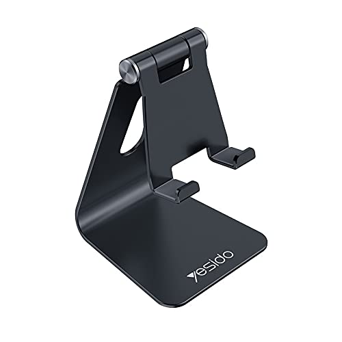 Yesido WTech C96 Premium Quality Foldable Universal Desktop Holder Stand Aluminum Alloy Anti-Skid Mini Desktop Mount for MOBILE PHONES and 8inch TABELAT