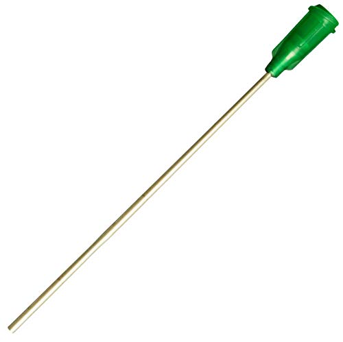 Blunt Tip Dispensing Fill Needle 14ga x 3" Olive Green 50 pcs