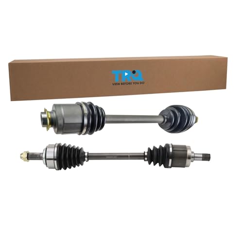 Image of TRQ Front Driver and Passenger Side CV Axle Assembly Set 2 Piece for 2003-2011 Honda Element