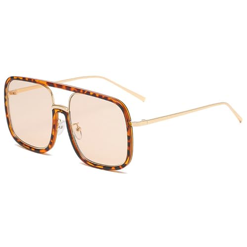 Pilot Sunglasses for Women Trendy Oversized Square Sun Glasses UV Protection 2025 Ladies Shades2