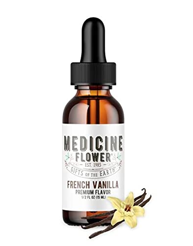 Medicine Flower Premium Natural Flavor Extract - French Vanilla - .5 Ounce Bottle