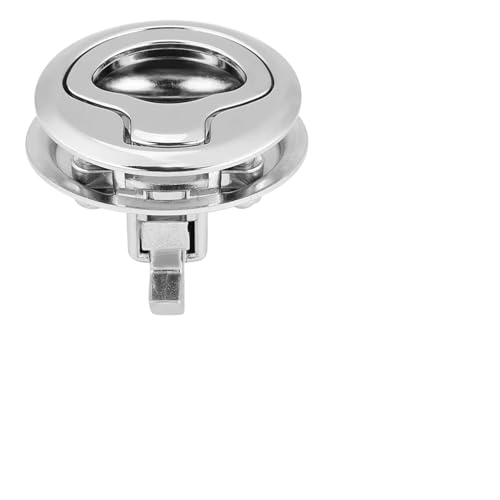 Haofy Marine Slam Latch 1.5 Inch Zinc Alloy with Mirror Polished Finish for Resistance Flush Pull for Boat Hatches, RV Cabinets, Watercraft Doors, Deck Storage, Yacht