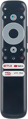 RC902N FMR1 Amtone Replacement Voice Remote Control Applicable for TCL S546 R646 Mini-LED QLED 4K UHD Smart TVs 55R646 65R646 75R646 75S546 65S546 55S546 50S546 85S446 75S446 43S446 50S446 55S446