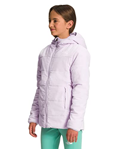 The North Face Girls' Reversible Mossbud Swirl Parka, Lavender Fog, Large #TOP2