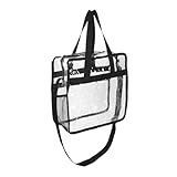 UPKOCH Sac Fourre-tout Transparent Spacieux Avec Bandoulière Ajustable Pour Voyage Sport ...